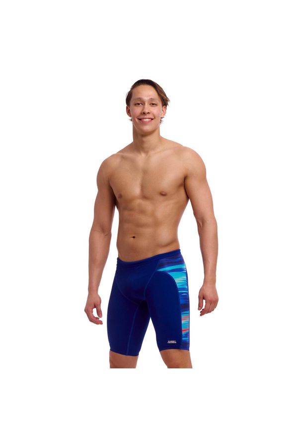 FUNKY TRUNKS - Spodenki do pływania Jammery Funky Trunks Storm At Sea. Kolor: niebieski