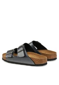 Birkenstock Klapki Arizona 1029224 Szary. Kolor: szary. Materiał: skóra