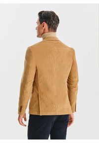 Pako Lorente - PAKO LORENTE - Beżowa sztruksowa marynarka męska. Okazja: na co dzień. Kolor: beżowy. Materiał: sztruks. Sezon: jesień. Styl: casual #7