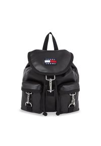 Tommy Jeans Plecak Tjw Heritage Flap Backpack AW0AW15435 Czarny. Kolor: czarny #1