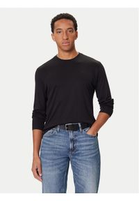 Calvin Klein Longsleeve LV04LD227G Czarny Regular Fit. Kolor: czarny. Materiał: bawełna. Długość rękawa: długi rękaw