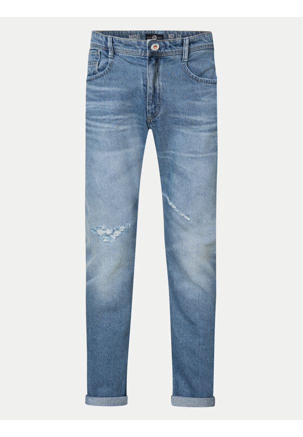 Petrol Industries Jeansy M-1040-DNM056 Niebieski Tapered Fit. Kolor: niebieski