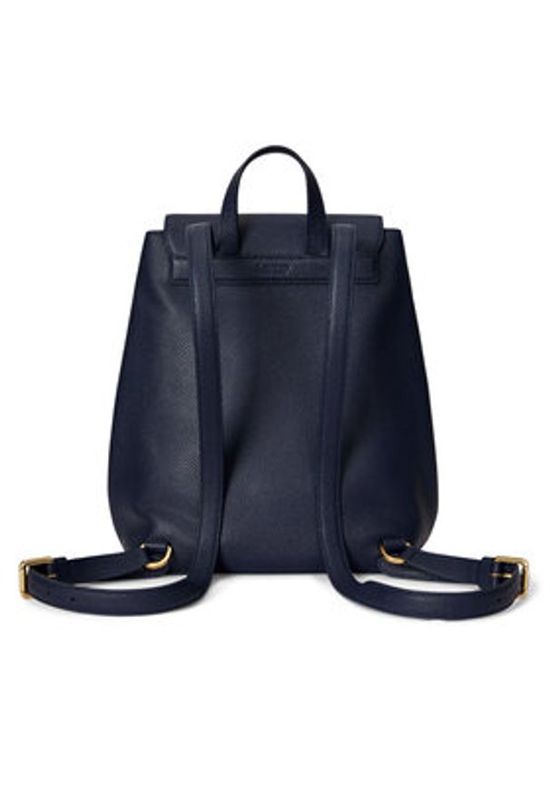 Lauren Ralph Lauren - LAUREN RALPH LAUREN Plecak 431969355005 Granatowy. Kolor: niebieski. Materiał: skóra