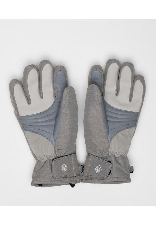 Rekawice narciarskie damskie Level Jasmine. Kolor: szary. Materiał: poliester. Sezon: zima. Sport: narciarstwo