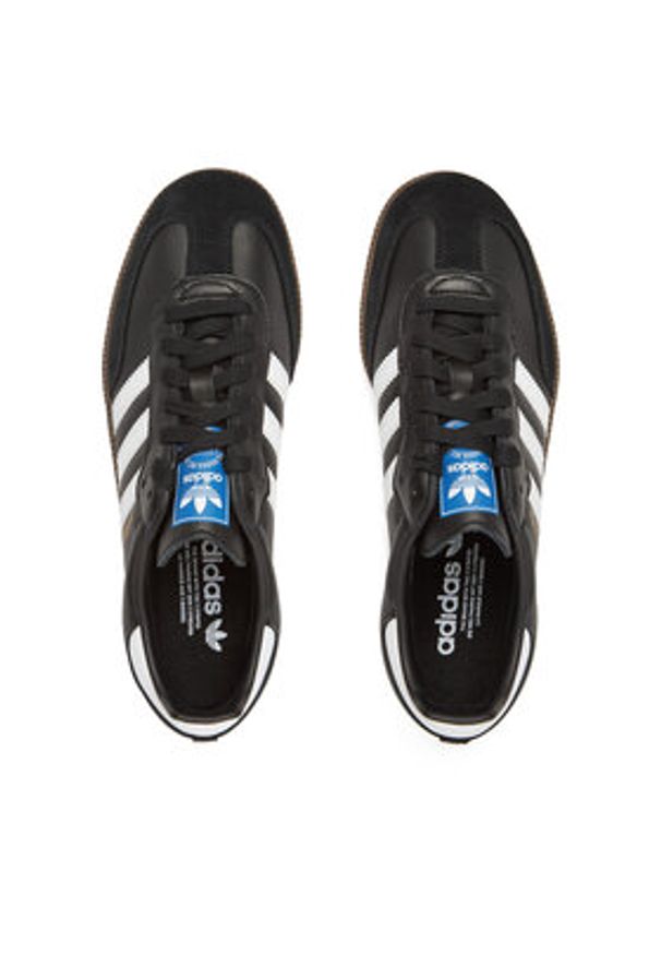 Adidas - adidas Sneakersy Samba Og B75807 Czarny. Kolor: czarny. Materiał: skóra