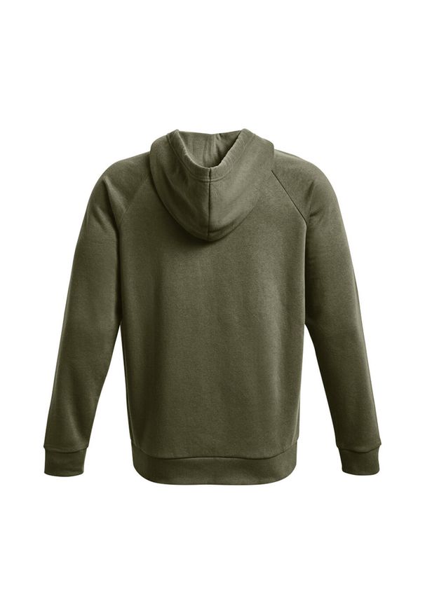 Under Armour - Bluza Rozpinana Męska Polar Rival. Kolor: zielony. Materiał: polar