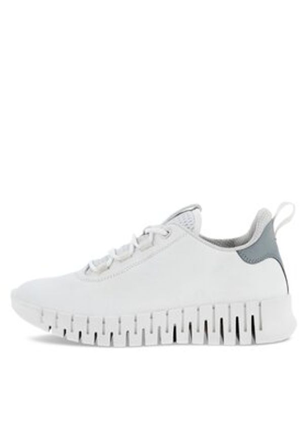 ecco - ECCO Sneakersy GRUUV W 21820360718 Biały. Kolor: biały. Materiał: skóra