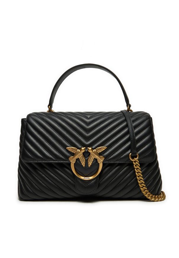 Pinko - Torebka PINKO. Kolor: czarny