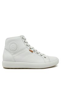 ecco - ECCO Sneakersy Soft 7 Ladies 430023 01007 Biały. Kolor: biały. Materiał: skóra #1