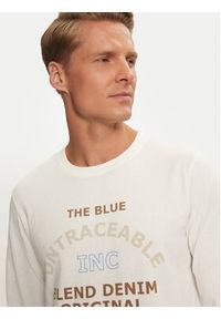 Blend Longsleeve Tee 20717833 Écru Regular Fit. Materiał: bawełna. Długość rękawa: długi rękaw #5
