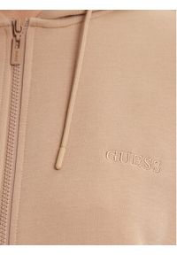 Guess Bluza V5YQ00 KB3P2 Beżowy Regular Fit. Kolor: beżowy. Materiał: bawełna #4