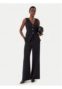 French Connection Kombinezon 7UZAB Czarny Regular Fit. Kolor: czarny. Materiał: syntetyk #2