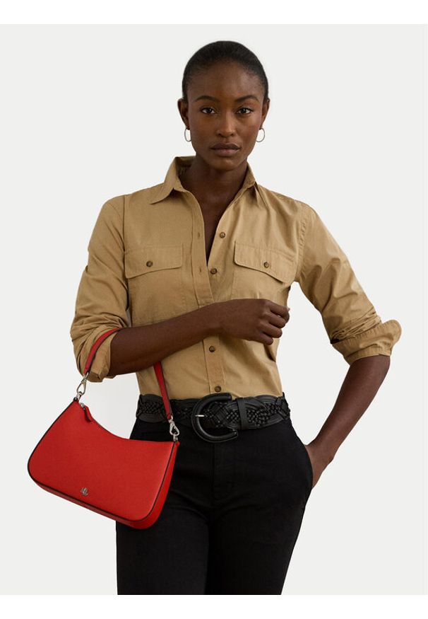 Lauren Ralph Lauren - LAUREN RALPH LAUREN Torebka 431883768050 Czerwony. Kolor: czerwony. Materiał: skórzane