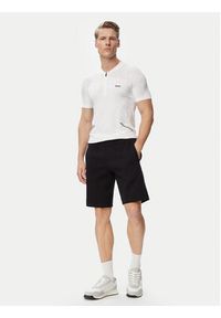 BOSS T-Shirt Game 2 50564794 Biały Slim Fit. Kolor: biały. Materiał: syntetyk #3