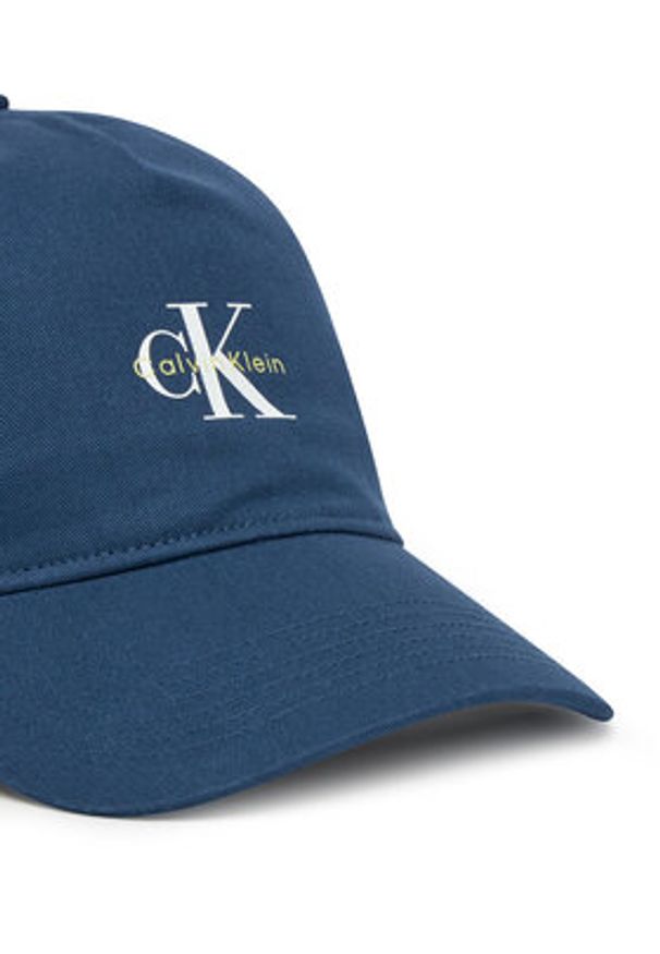 Calvin Klein Czapka z daszkiem LV04G5032G Niebieski. Kolor: niebieski. Materiał: materiał, bawełna