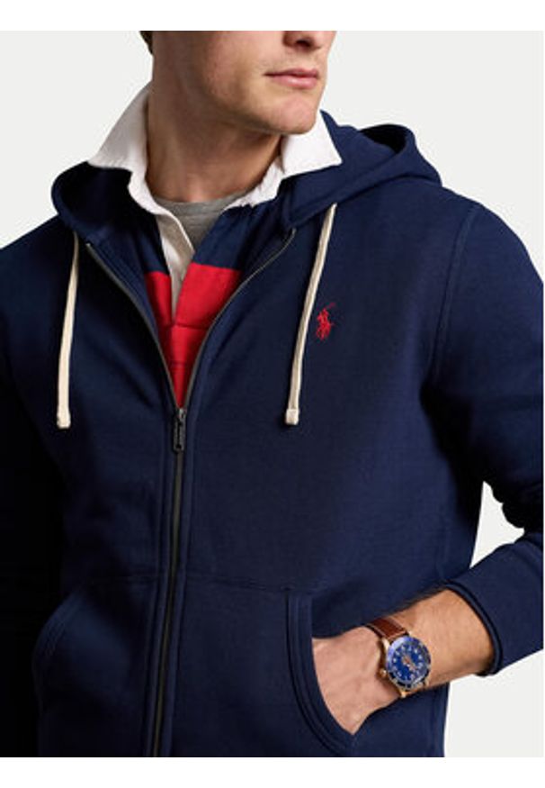 Polo Ralph Lauren Bluza 710813297004 Granatowy Regular Fit. Typ kołnierza: polo. Kolor: niebieski. Materiał: bawełna