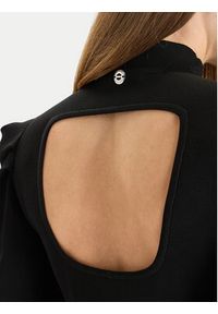 TwinSet - TWINSET Sukienka dzianinowa 252AT3010 Czarny Slim Fit. Kolor: czarny. Materiał: wiskoza #5