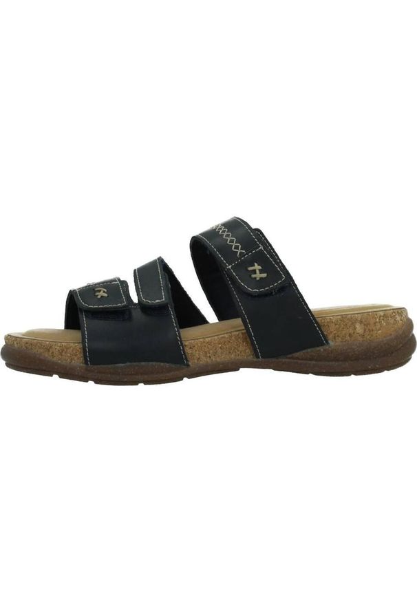 Clarks - Sandały CLARKS ROSEVILLE BAY Niebieski. Kolor: niebieski. Materiał: tkanina, skóra. Sezon: lato