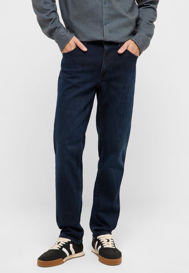 Męskie Spodnie jeansowe Mustang Style Washington Straight Denim Blue 1016983 5000 801