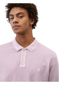 Marc O'Polo Polo 322226653000 Fioletowy Regular Fit. Typ kołnierza: polo. Kolor: fioletowy. Materiał: bawełna