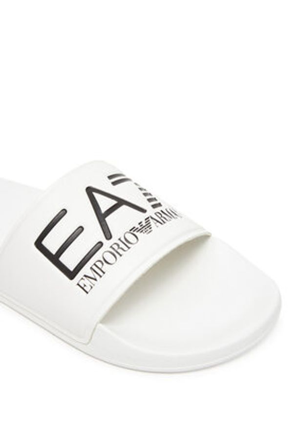 EA7 Emporio Armani Klapki 7X000108 AF15118 U0001 Biały. Kolor: biały