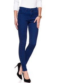 Wrangler - WRANGLER HIGH SKINNY RINSEWASH W27H61023. Stan: podwyższony