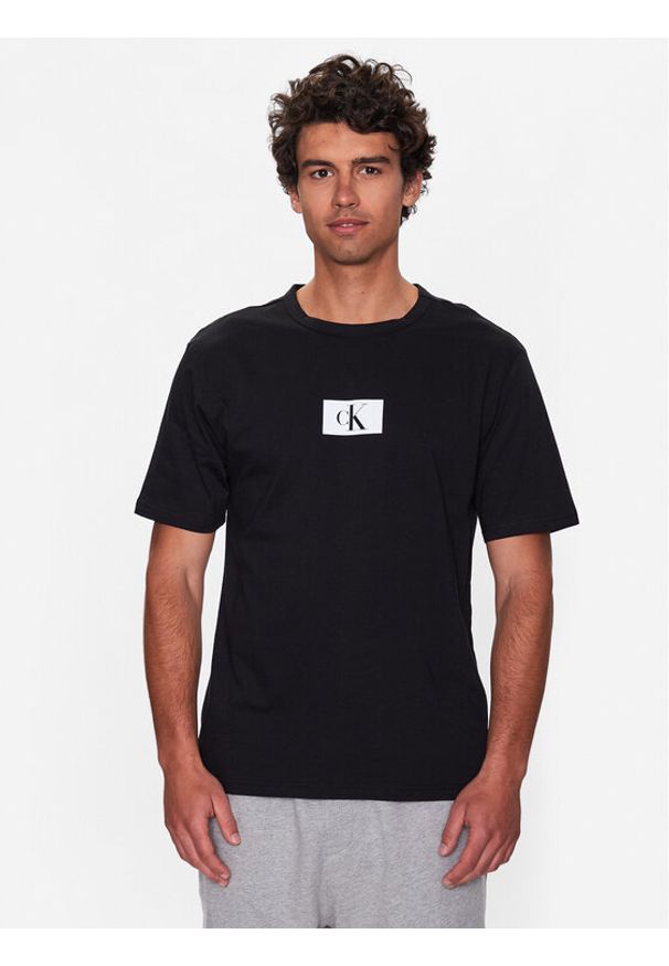 Calvin Klein Underwear T-Shirt 000NM2399E Czarny Regular Fit. Kolor: czarny. Materiał: bawełna