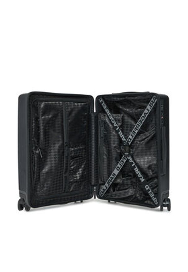 Karl Lagerfeld - KARL LAGERFELD Walizka kabinowa A1W30421 Czarny. Kolor: czarny