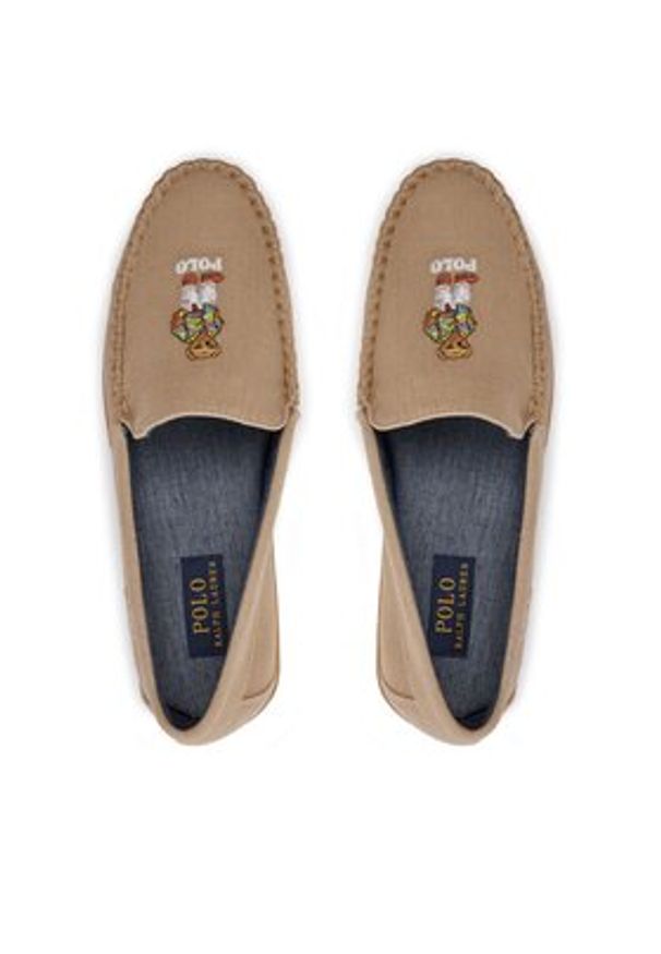 Polo Ralph Lauren Mokasyny 843937264001 Beżowy. Kolor: beżowy. Materiał: materiał