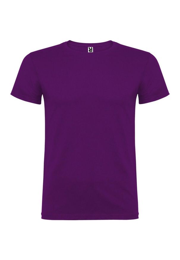 ROLY - Męska Koszulka Z Krótkim Rękawem Beagle. Kolor: fioletowy. Długość rękawa: krótki rękaw. Długość: krótkie. Sport: turystyka piesza