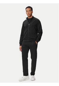 Karl Lagerfeld - KARL LAGERFELD Bluza 705014 563902 Czarny Regular Fit. Typ kołnierza: dekolt w karo. Kolor: czarny. Materiał: syntetyk #5