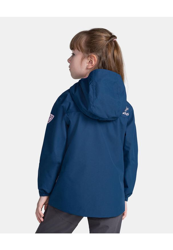 Dziewczęca kurtka outdoorowa Kilpi ORLETI-JG. Kolor: niebieski. Materiał: softshell. Sport: turystyka piesza
