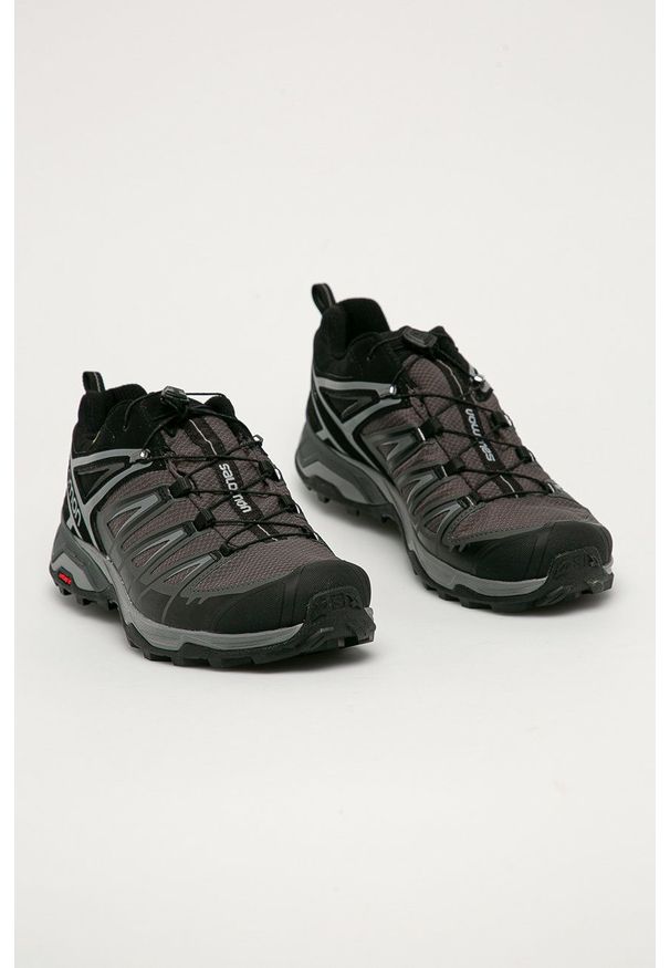 salomon - Salomon - Buty Ultra 3 GTX. Nosek buta: okrągły. Kolor: czarny. Szerokość cholewki: normalna. Technologia: Gore-Tex