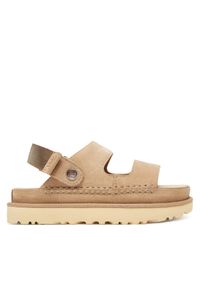 Sandały Ugg. Kolor: beżowy