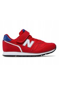 New Balance - Buty na co dzień dziecięce NEW BALANCE 373 na rzepy. Okazja: na co dzień. Zapięcie: rzepy. Kolor: czerwony. Materiał: syntetyk, tkanina, materiał. Szerokość cholewki: normalna. Model: New Balance 373. Sport: turystyka piesza