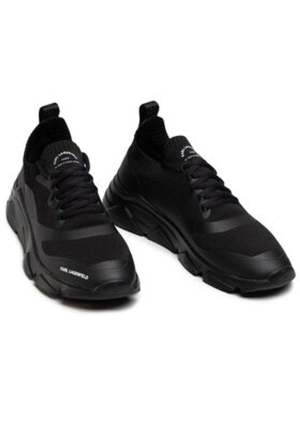 Karl Lagerfeld - KARL LAGERFELD Sneakersy KL51631 K0X Czarny. Kolor: czarny. Materiał: materiał
