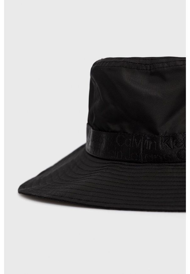 Calvin Klein Jeans kapelusz kolor czarny. Kolor: czarny