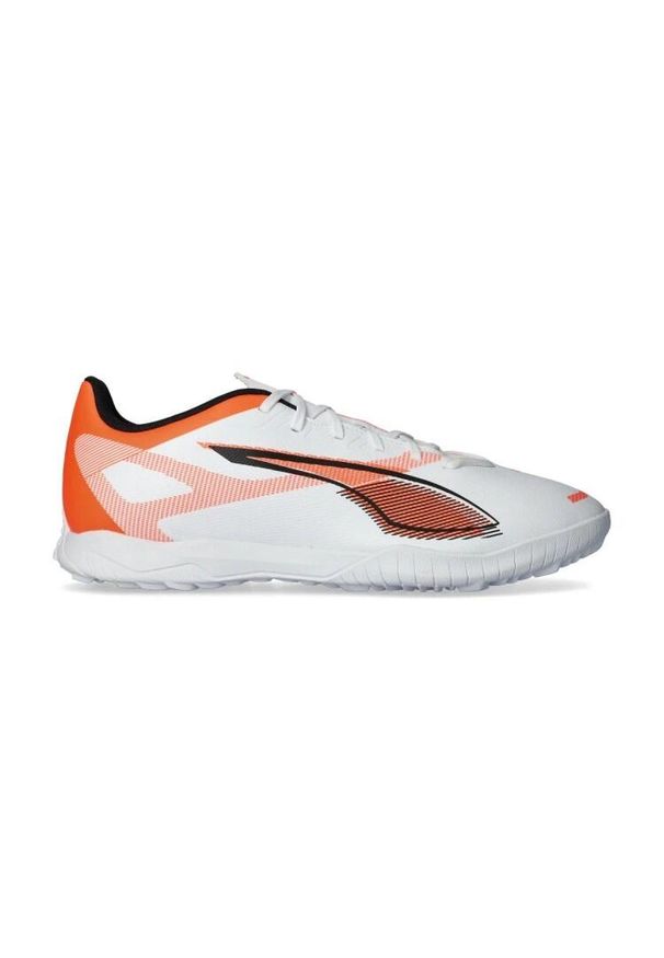 Buty piłkarskie Puma Ultra 5 Play TT. Kolor: biały, wielokolorowy, pomarańczowy. Sport: piłka nożna