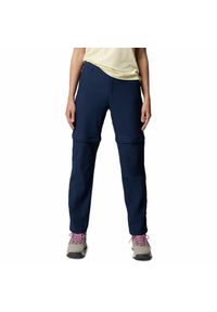 columbia - Spodnie z odpinanymi nogawkami damskie Columbia Leslie Falls Convertible Pant. Kolor: niebieski. Sezon: lato. Sport: turystyka piesza #1