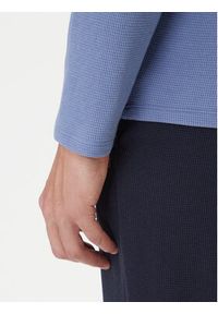 BOSS Longsleeve Waffle 50535870 Błękitny Regular Fit. Kolor: niebieski. Materiał: syntetyk, bawełna. Długość rękawa: długi rękaw #4