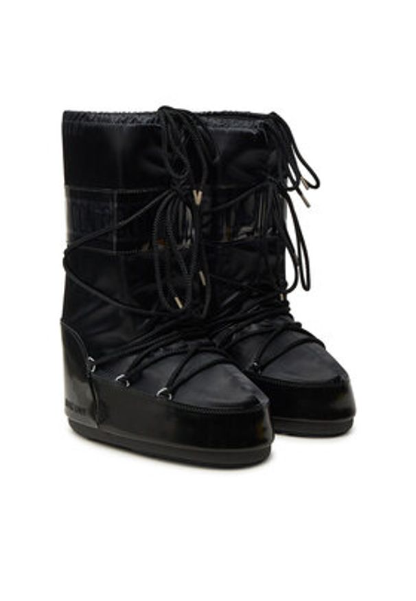 Moon Boot Śniegowce 80D1401680 Czarny. Kolor: czarny. Materiał: skóra