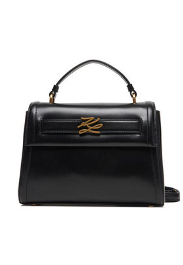 Karl Lagerfeld - KARL LAGERFELD Torebka B1W30291 Czarny. Kolor: czarny. Materiał: skórzane