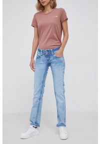 Pepe Jeans Jeansy Venus damskie high waist. Stan: podwyższony. Kolor: niebieski #3