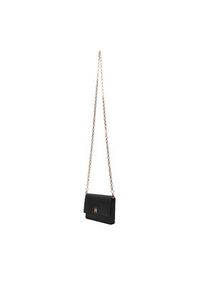 TOMMY HILFIGER - Tommy Hilfiger Torebka Th Icon Card Holder W/Chain AW0AW18248 Czarny. Kolor: czarny. Materiał: skórzane #3