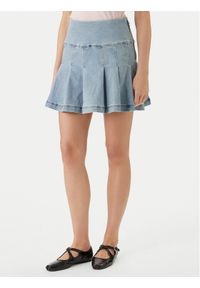 Morgan Spódnica jeansowa 261-JTALA Niebieski Regular Fit. Kolor: niebieski. Materiał: bawełna #1