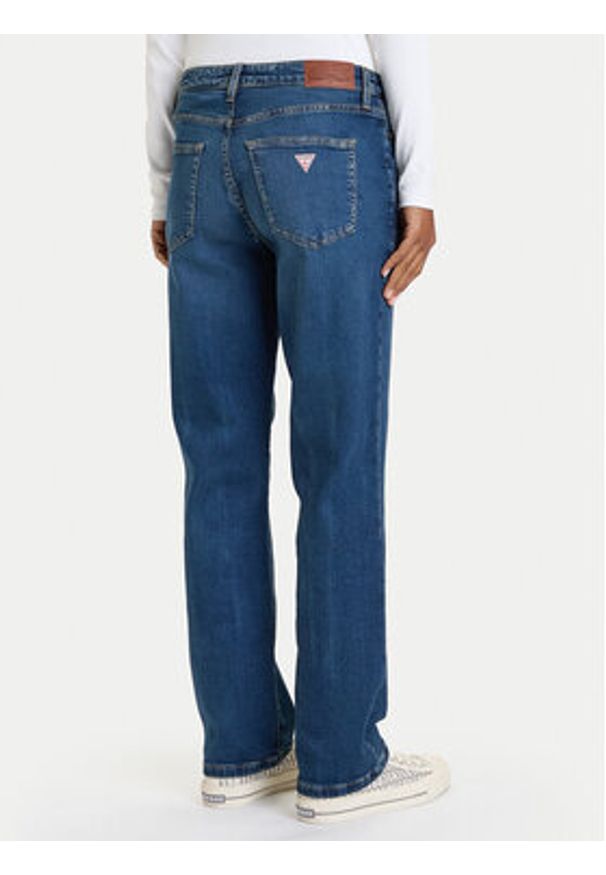 Guess Jeans Jeansy W5BA98 D5RA3 Granatowy Regular Fit. Kolor: niebieski
