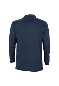 SOL'S - Koszulka Polo Z Długim Rękawem Dla Dorosłych Unisex Winter II. Okazja: na co dzień. Typ kołnierza: polo. Kolor: niebieski. Długość rękawa: długi rękaw. Długość: długie. Styl: casual