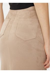 Guess Spódnica maxi W5RD51 WE0L0 Beżowy Regular Fit. Kolor: beżowy. Materiał: syntetyk #5