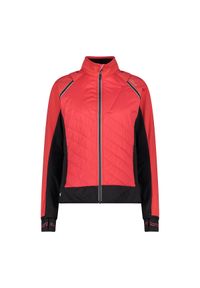 Kurtka damska turystyczna CMP 30A2276. Typ kołnierza: kaptur. Kolor: pomarańczowy. Materiał: softshell. Sport: turystyka piesza #1