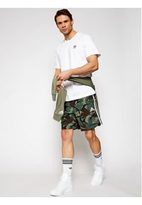Adidas - adidas T-Shirt adicolor Essentials Trefoil GN3415 Biały Regular Fit. Kolor: biały. Materiał: bawełna #3